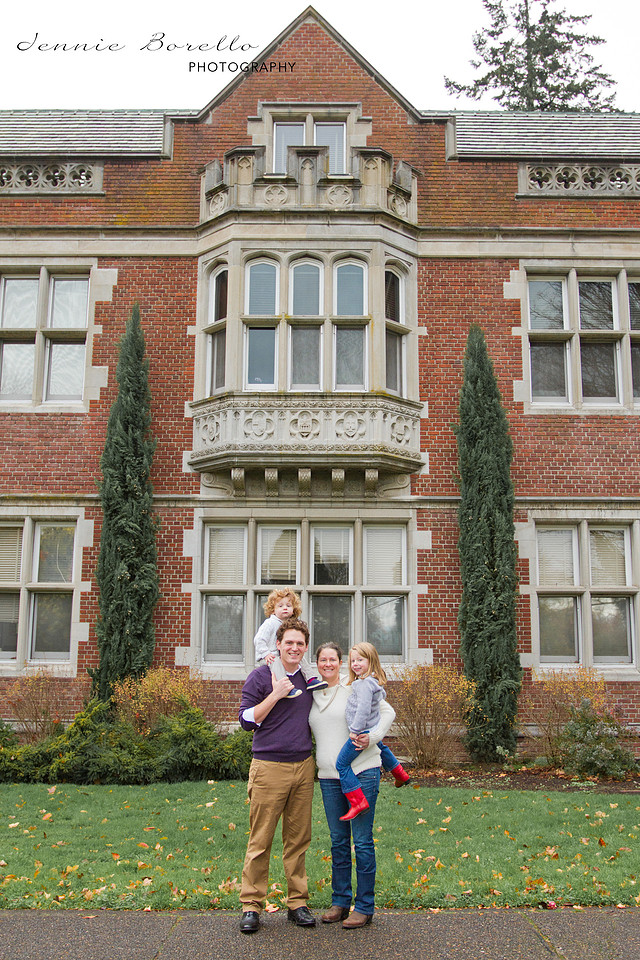 Portland Family and Children Photographer at Reed College