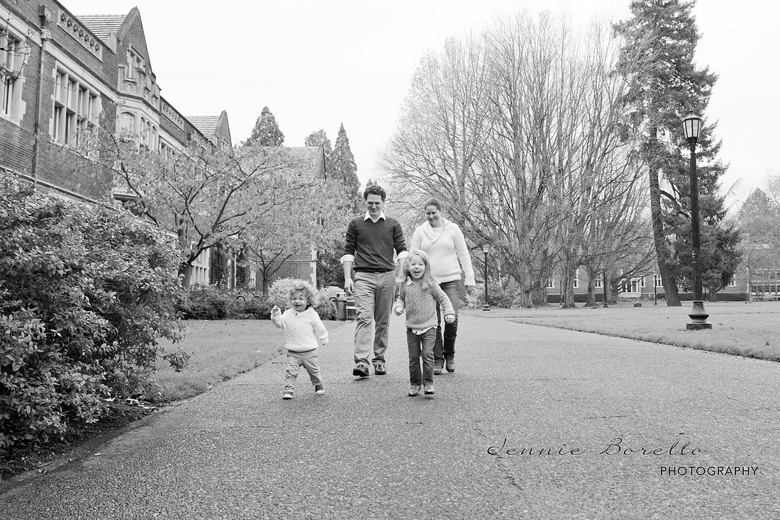 Portland Family and Children Photographer at Reed College