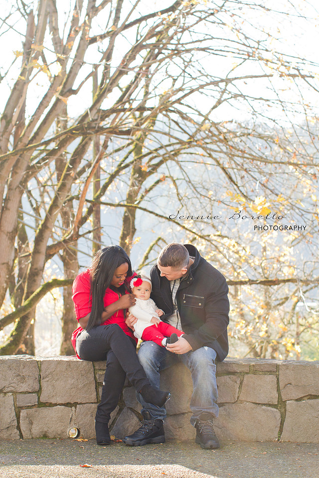 Portland Family Photographer at Cathedral Park under the St. John's Bridge in North Portland.
