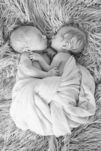 Portland, Oregon Newborn Twin Photography in SW Portland