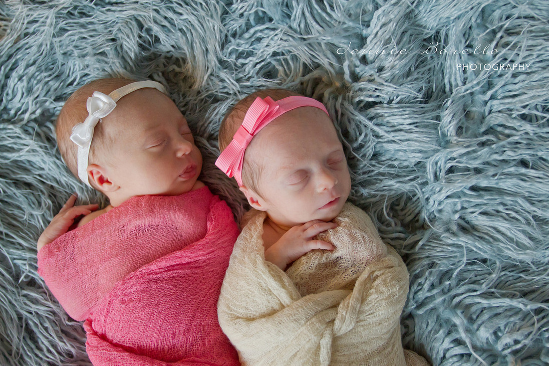 Portland, Oregon Newborn Twin Photography in SW Portland