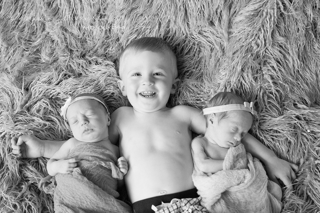 Portland, Oregon Newborn Twin Photography in SW Portland
