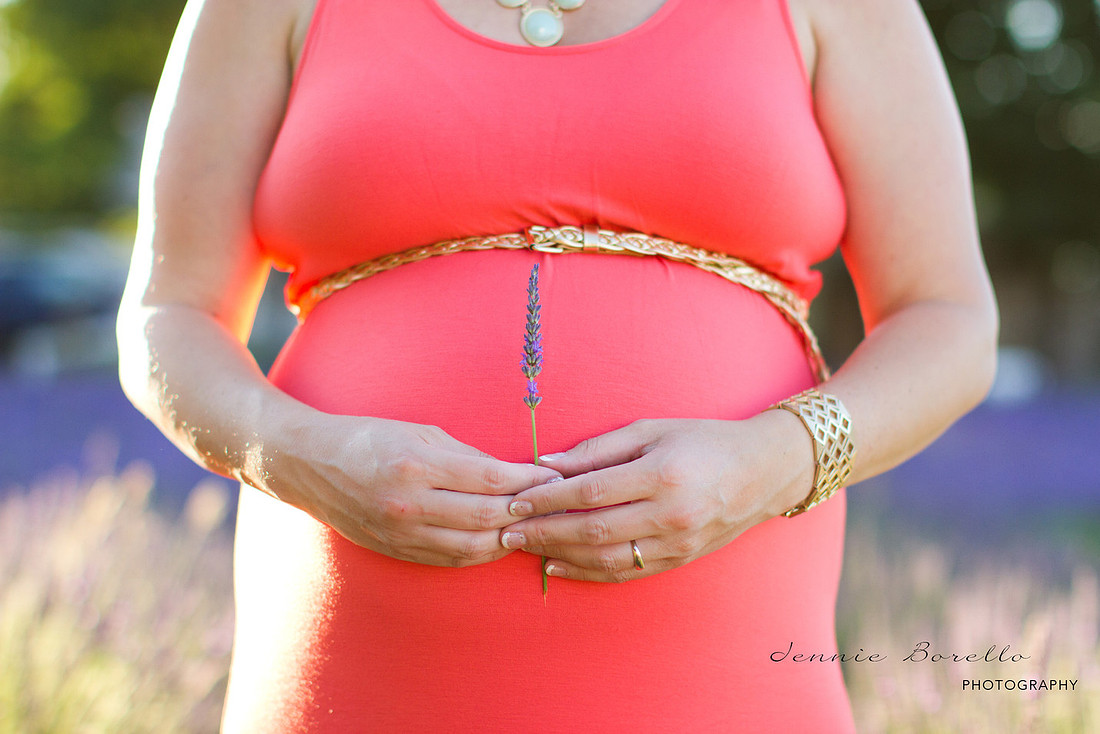 Portland, Oregon Family and Baby Photographer at Sauvie Island Lavender Farm.