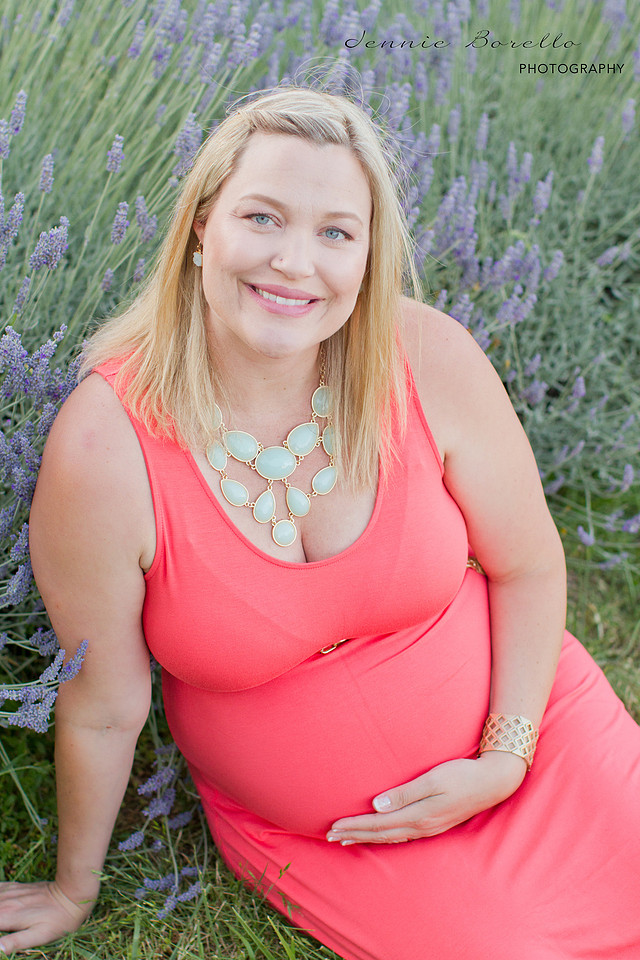Portland, Oregon Family and Baby Photographer at Sauvie Island Lavender Farm.