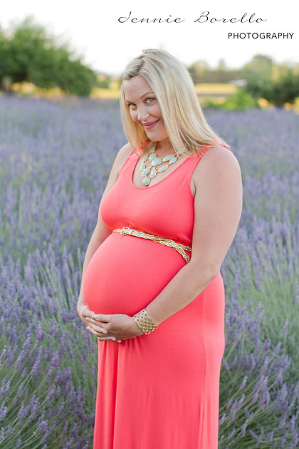 Portland, Oregon Family and Baby Photographer at Sauvie Island Lavender Farm.