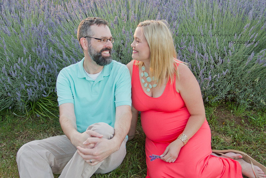 Portland, Oregon Family and Baby Photographer at Sauvie Island Lavender Farm.