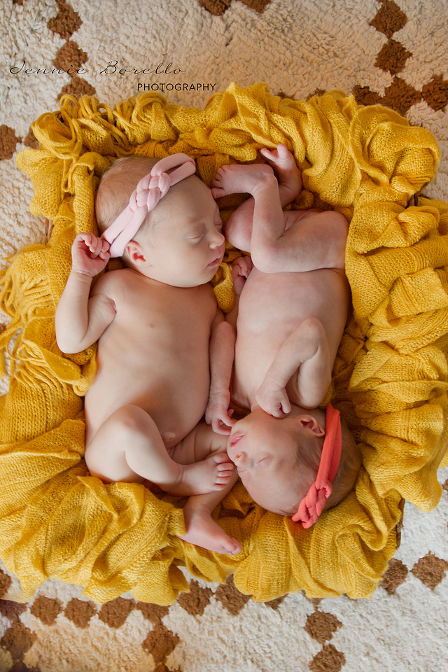 Portland, Oregon Newborn Twin Photography in SW Portland