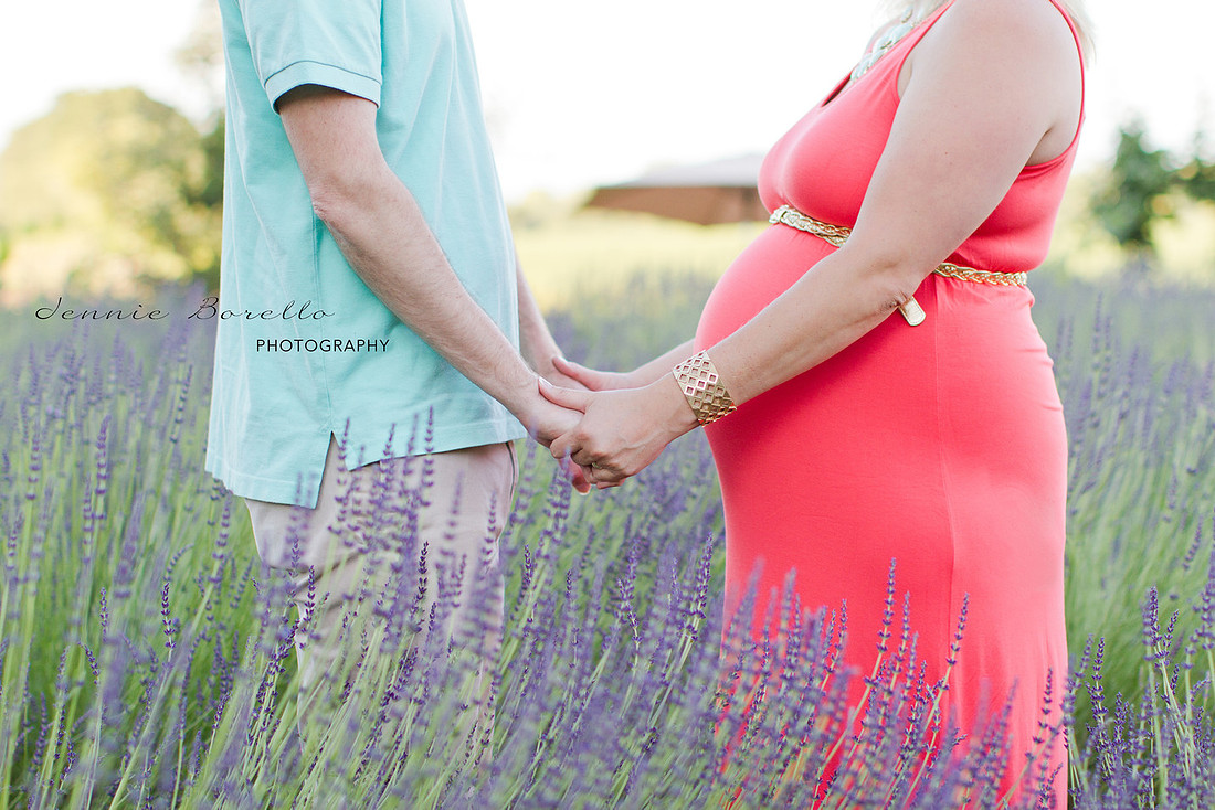 Portland, Oregon Family and Baby Photographer at Sauvie Island Lavender Farm.