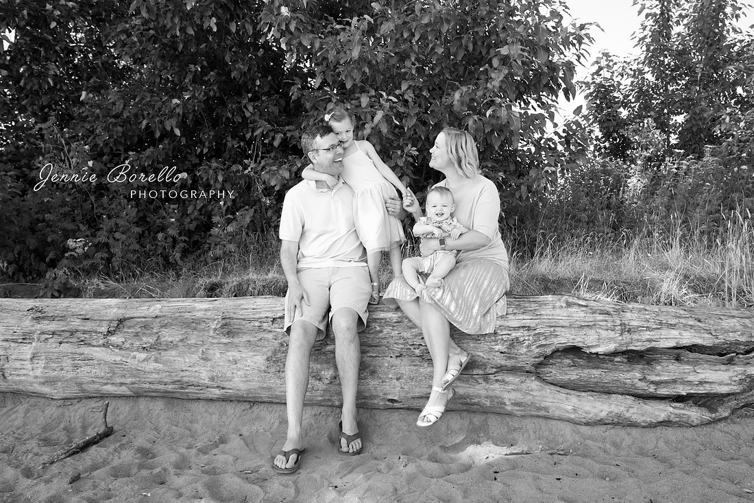 Portland baby, children and family photographer at Sauvie Island beach